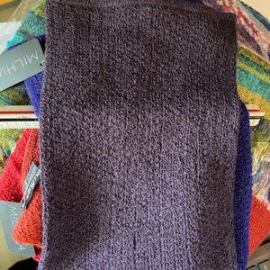 100% Baby Alpaca Infinity Scarves Eggplant/Purple